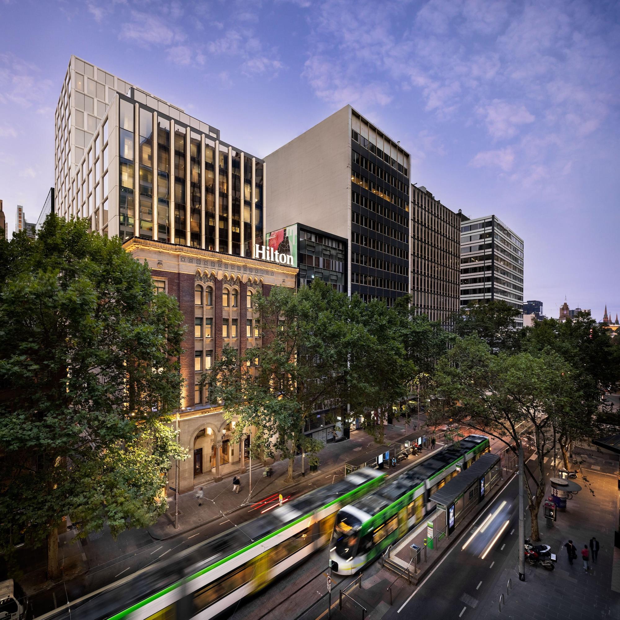 Hilton Melbourne Little Queen Street Eksteriør bilde Hilton Melbourne on Collins