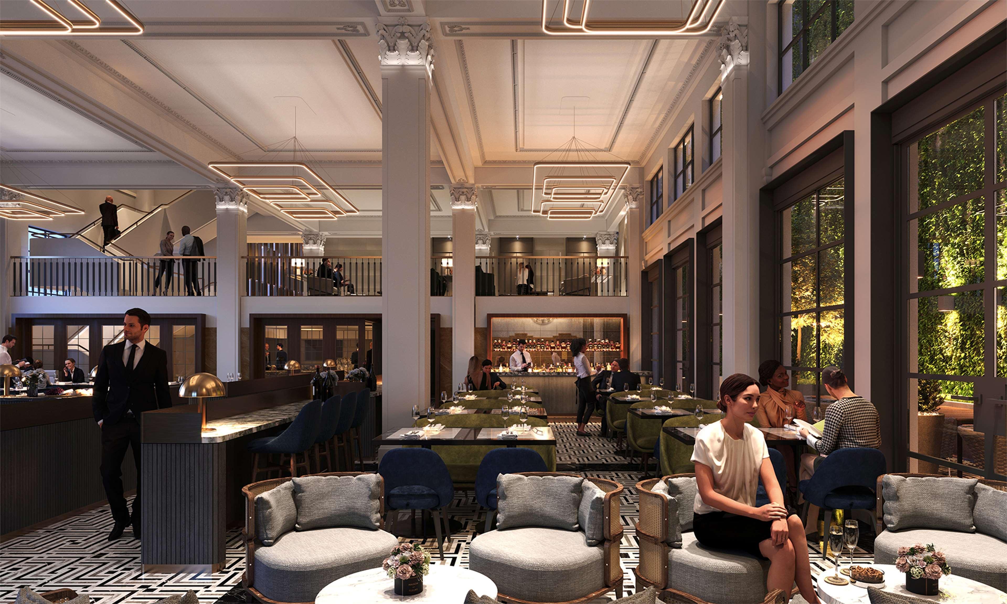 Hilton Melbourne Little Queen Street Eksteriør bilde The interior of the restaurant